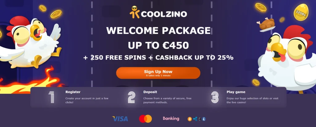 Chicken Game Casino - Coolzino Exclusive Bonus